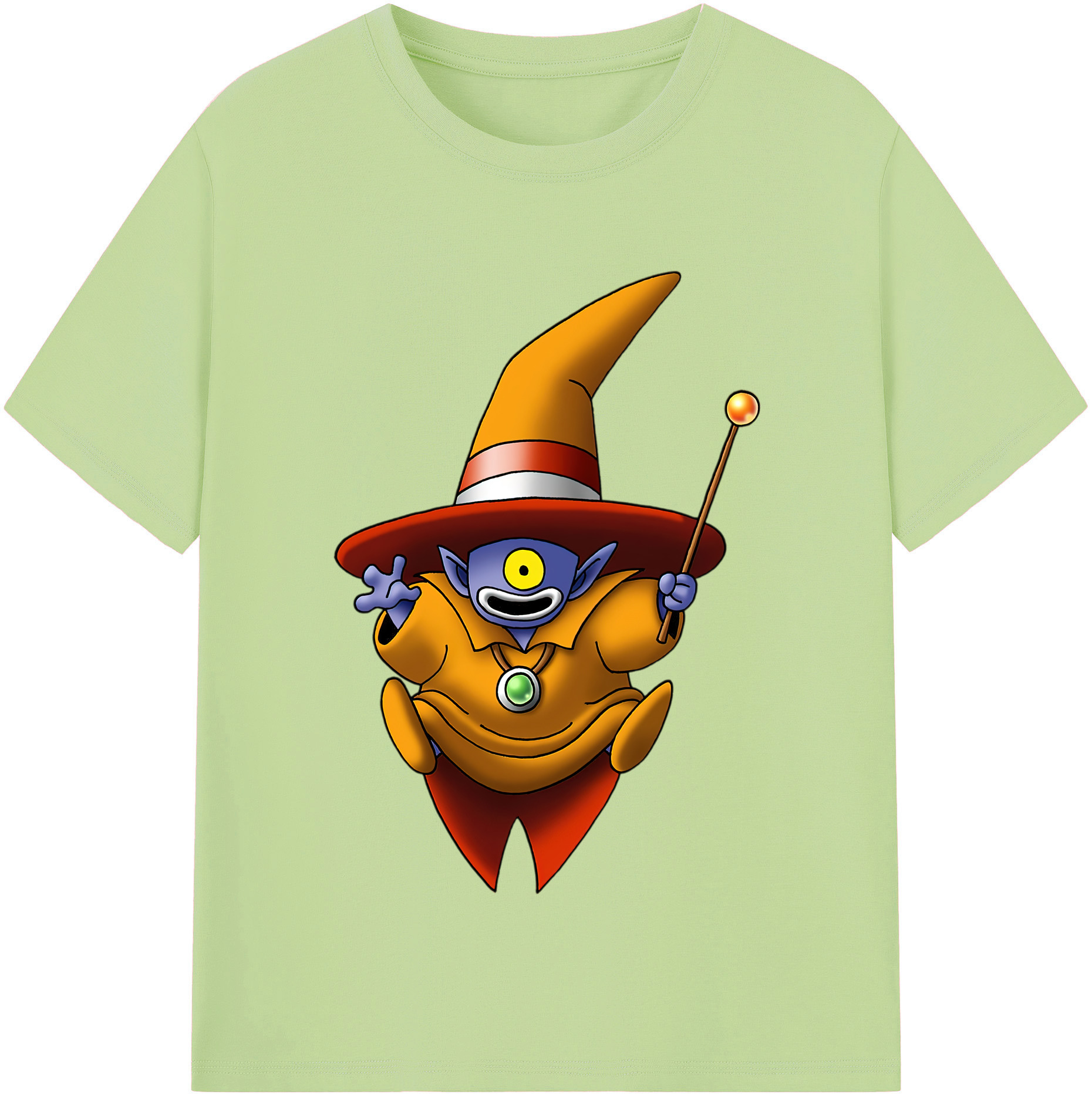 （画像用） ドラゴンクエスト Doragon Kuesuto Dragon Quest 綿100％半袖Tシャツ（フロントプリント）